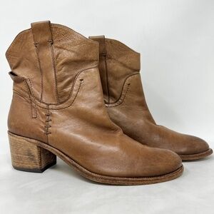 Alberto Fermani Womens Size 41 EU 9 - 9.5 US Brown Leather Ankle Boots Italy